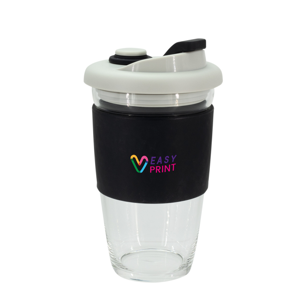 Logotrade business gift image of: Glass coffee cup 424 ml