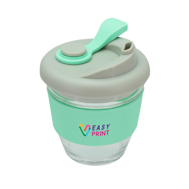 Logo trade promotional merchandise picture of: Glass coffee cup 227 ml