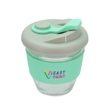Logo trade promotional gifts image of: Glass coffee cup 227 ml
