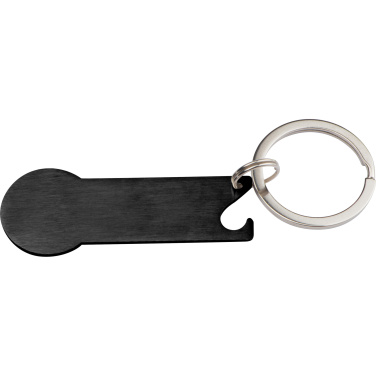 Logotrade advertising product image of: Keyring with shopping cart chip STICKIT