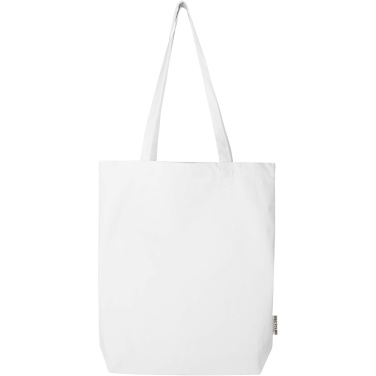 Logo trade promotional item photo of: Florida 270 g/m² GRS recycled tote bag 10L