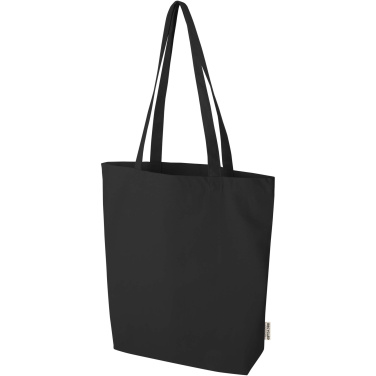 Logo trade business gifts image of: Florida 270 g/m² GRS recycled tote bag 10L