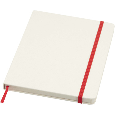 Logo trade promotional giveaways picture of: Bass A5 recycled hard cover notebook with lined pages