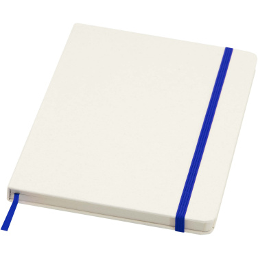 Logo trade business gifts image of: Bass A5 recycled hard cover notebook with lined pages