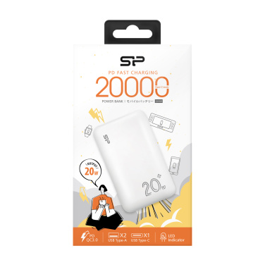 Logo trade promotional gifts image of: Power bank Silicon Power QS58 20000 mAh
