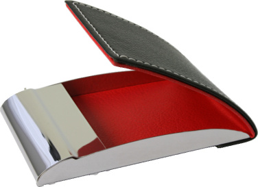 Logo trade business gifts image of: Business card holder 52904400