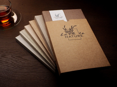 Logotrade promotional merchandise picture of: Recycled Coffee Notebook 209733900