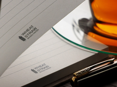 Logo trade promotional gift photo of: Recycled Banana Notebook 209734200