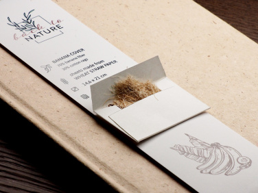 Logo trade corporate gifts image of: Recycled Banana Notebook 209734200