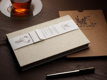 Logo trade promotional giveaway photo of: Recycled Elephant Poo Notebook 209734400