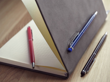 Logo trade corporate gifts picture of: Magnetic notebook with a pen 124715100