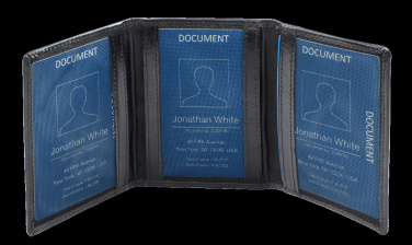 Logo trade corporate gifts image of: RFID document wallet 20501300
