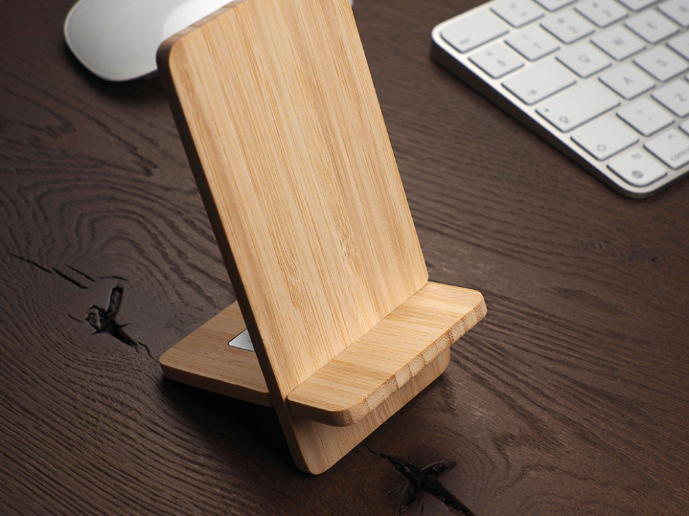 Logo trade promotional item photo of: Wooden telephone stand 1834292