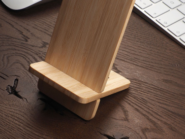 Logo trade promotional giveaway photo of: Wooden telephone stand 1834292