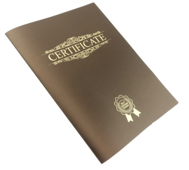 Logo trade promotional gifts image of: Certificate cover 152094