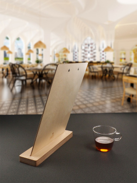 Logo trade promotional giveaways image of: Clipboard with stand 2088121