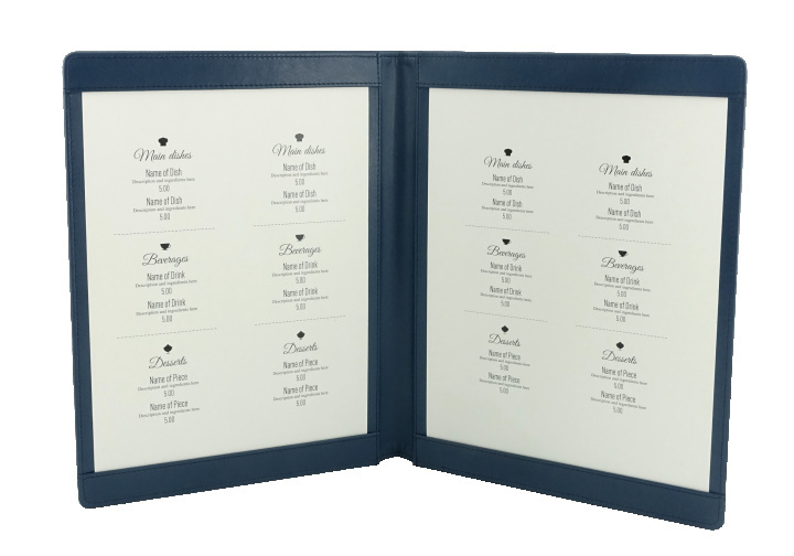 Logo trade corporate gifts picture of: Menu cover 1063119