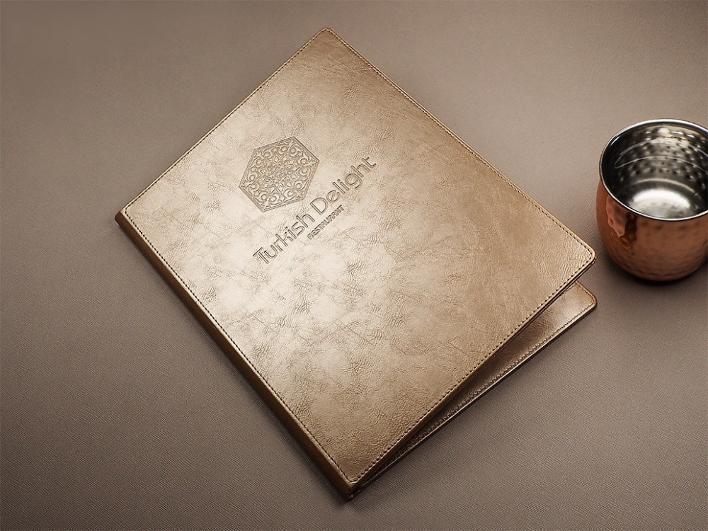 Logo trade promotional merchandise photo of: Menu cover 2091322