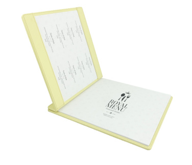 Logo trade promotional gifts image of: Menu cover 1083119