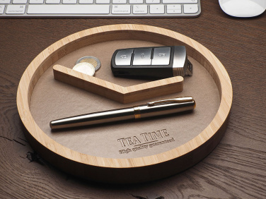 Logo trade corporate gifts image of: Wooden organiser 1843292
