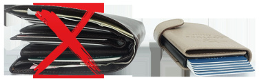 Logo trade advertising product photo of: RFID wallet 618119