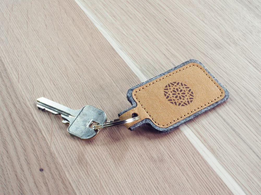 Logo trade corporate gifts image of: Keyring 1186140