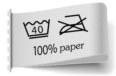 Logo trade promotional merchandise photo of: Wash paper bag 949106