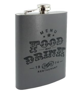 Logo trade advertising products picture of: Hip flask 425119