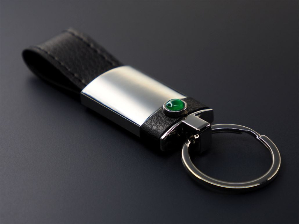 Logo trade business gifts image of: Agate stone Keyring 1297095