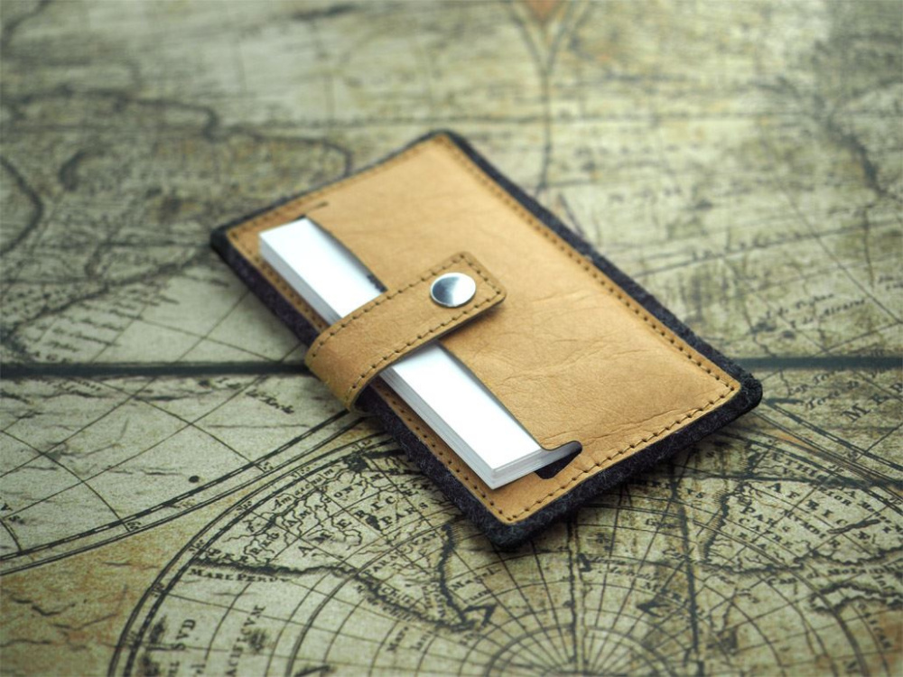 Logo trade corporate gifts image of: Business card holder 1324140