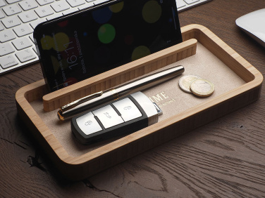 Logo trade promotional items picture of: Wooden desk organiser 1850292