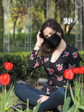 Logo trade business gifts image of: MARS cotton mask (size M) 1379165