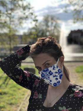 Logotrade promotional product image of: VENUS PRO cotton face mask with a pocket an HEPA filter 1378165