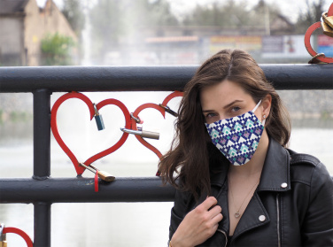 Logotrade promotional product picture of: VENUS cotton face mask 1377165