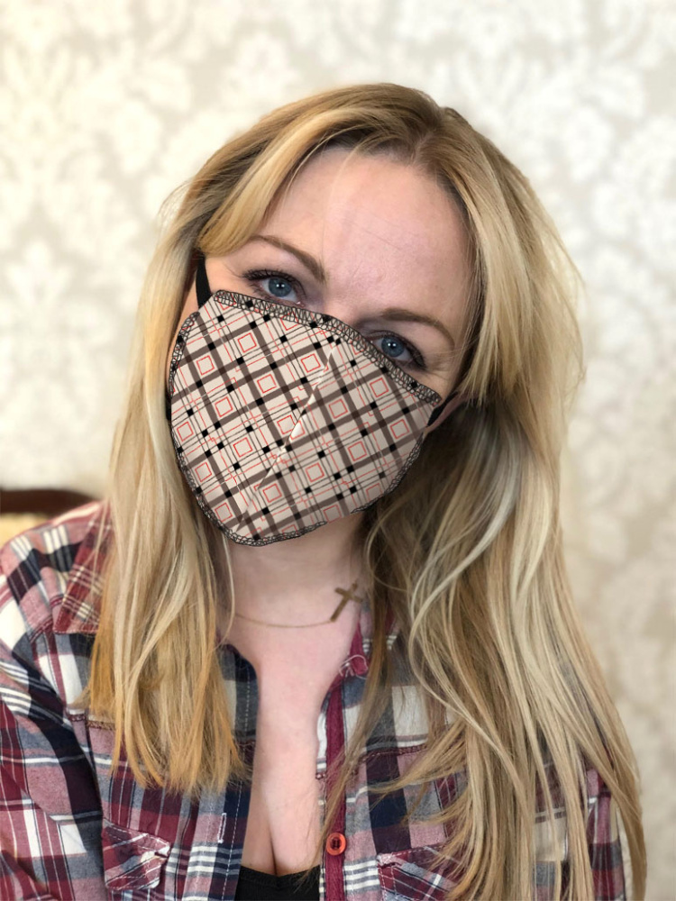 Logo trade promotional items picture of: ZEFIR cotton face mask 1400165