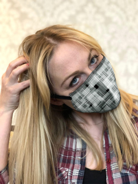 Logo trade corporate gift photo of: ZEFIR cotton face mask 1400165
