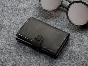 Logotrade advertising product picture of: RFID wallet - Hunter Leather 2109284