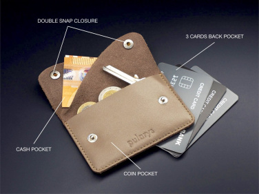 Logo trade advertising products image of: Wallet 537131