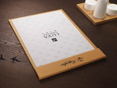 Logo trade promotional merchandise image of: Menu cover 1241280