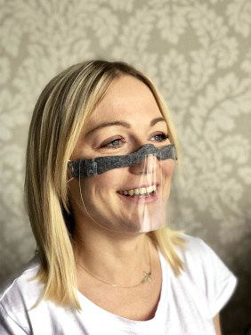 Logo trade promotional giveaways picture of: HESTIA clear face shield-mask for mouth and nose 1452162