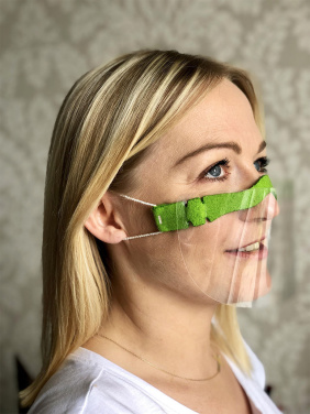 Logotrade promotional merchandise picture of: HESTIA clear face shield-mask for mouth and nose 1452162
