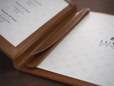 Logo trade corporate gifts image of: Menu cover 1054119