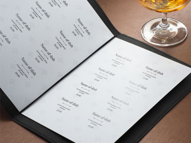 Logo trade corporate gifts image of: Menu cover Ambiente 1180265