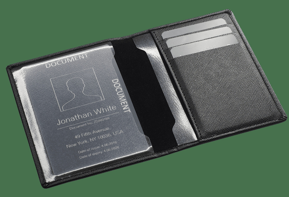 Logo trade advertising product photo of: Document wallet 889113