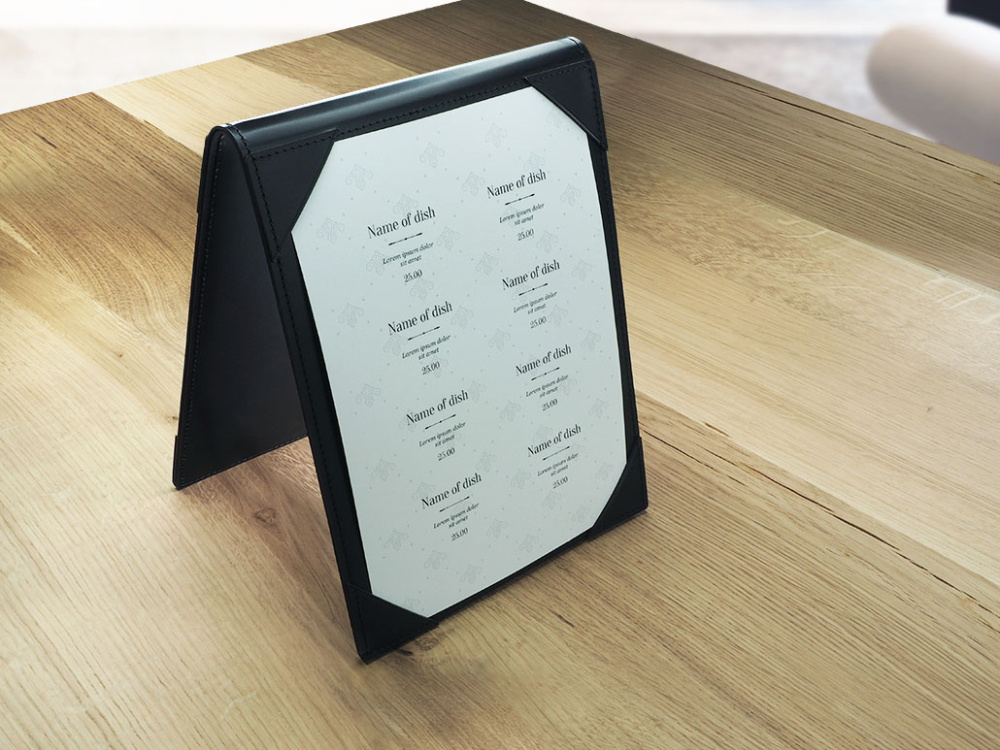 Logo trade business gifts image of: Promo menu 1605094