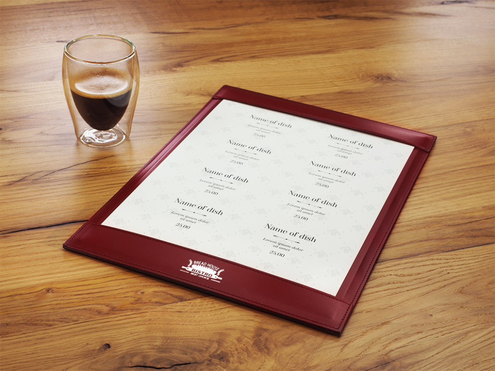 Logotrade promotional giveaway image of: Menu pad 1025094
