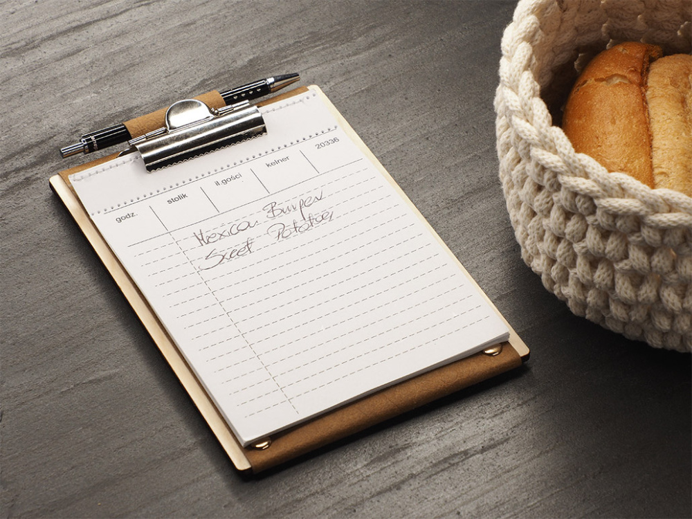 Logo trade promotional giveaway photo of: Waiter notepad 1669121