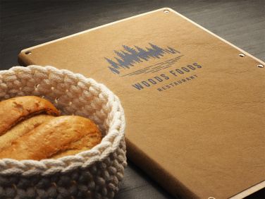 Logo trade promotional merchandise image of: Menu cover 1665121