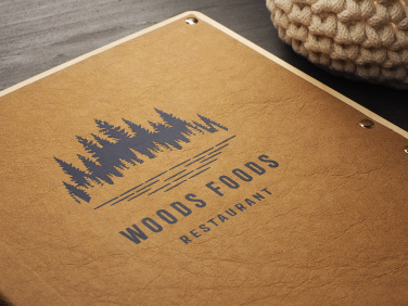 Logo trade advertising products image of: Menu cover 1665121