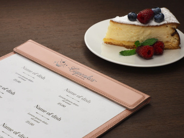 Logo trade promotional gifts image of: Menu cover 1241281